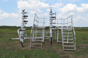 Equipment of an oil well