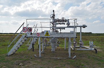 Equipment of an oil well