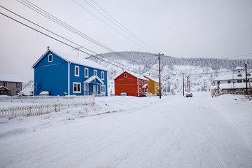 house in winter