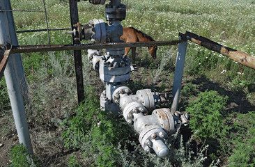 Equipment of an oil well