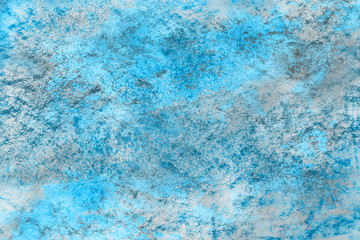 Obraz premium Blue watercolor paper textures on white background. Chaotic abstract organic design.