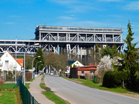 Das &auml;lteste noch arbeitende Schiffshebewerk Deutschlands