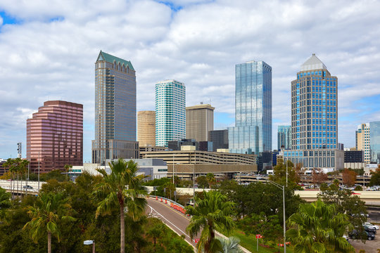 Tampa, Florida Skyline in January 2019