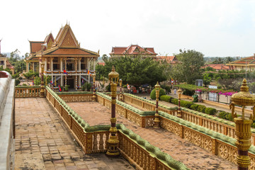 Fototapeta na wymiar Oudong Vipassana Dhura Pagoda