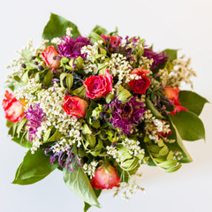 dried flower bouquet from a wedding