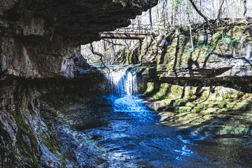 Fototapeta premium Glenn Helen park waterfall