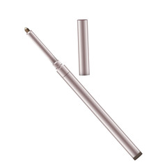 Eyeliner 3d template pencil. Make up realistic pen. Liner. Crayon. Cosmetic Makeup Metal Eyeliner Pencils.