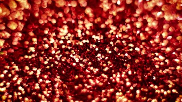 Red Magical Merry Christmas background. Valentines day walpaper. Full HD video