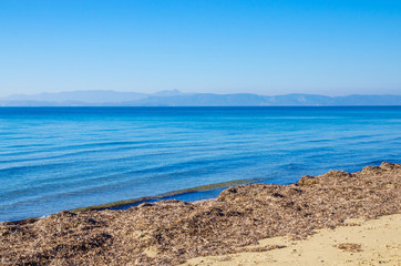 Beautiful sea landscape near city Ayvalik, Turkey