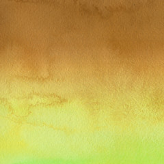 Colorful bright ink and watercolor texture on white paper background. Paint leaks and ombre effects. Hand painted abstract image.