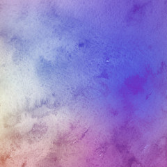 Colorful bright ink and watercolor texture on white paper background. Paint leaks and ombre effects. Hand painted abstract image.