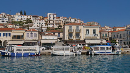 Fototapeta na wymiar Poros Island. Greece