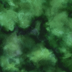 Colorful bright ink and watercolor texture on white paper background. Paint leaks and ombre effects. Hand painted abstract image.