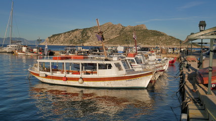 Fishing boats in Greece