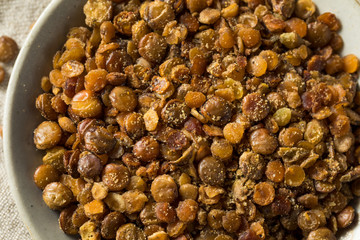 Healthy Homemade Roasted Lentil Snack