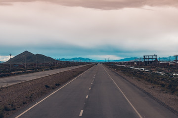 carretera vista perspectiva