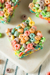 Homemade Fruit Cereal Marshmallow Treat