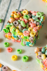 Homemade Fruit Cereal Marshmallow Treat