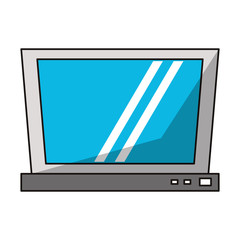 Laptop computer technology isolated