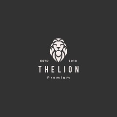 lion logo vector icon illustration