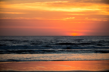 Sunrise over the sea