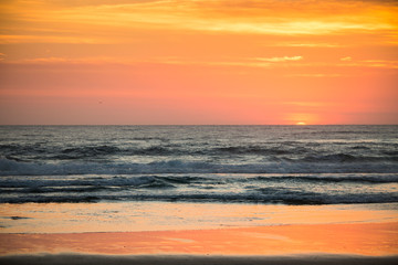Sunrise over the sea