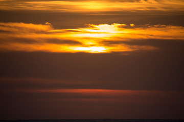 Sunrise over the sea
