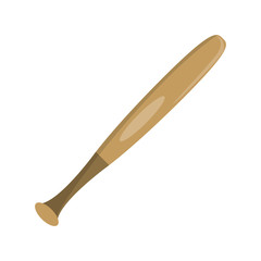 Baseball bat isolated cartoon