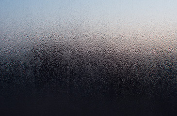 Obraz premium Texture. Drops on the glass