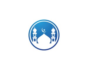 Mosque icon vector