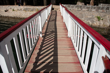 Pier at Brockman Dam in mexico