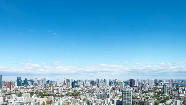 ４K・東京風景・タイムラプス