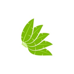 Five Banana Leaf logo design