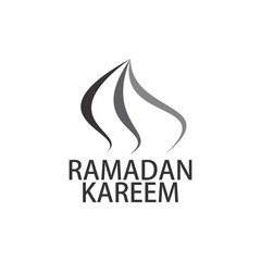 Ramadan kareem logo template