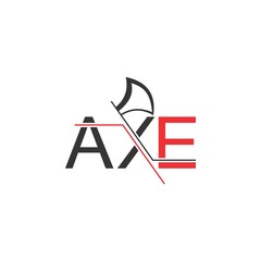 AXE logo letter design