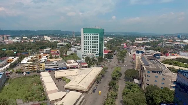 Davao City aerial view at Roxas Street