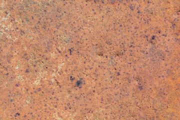 Rust texture on natural rusted surface