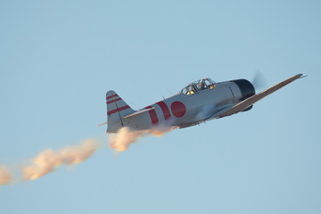 Side view of a A6M 