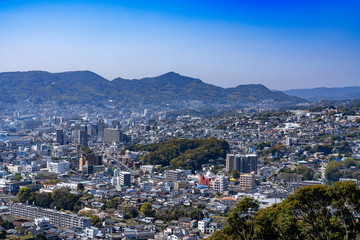 [長崎県]佐世保市街全景