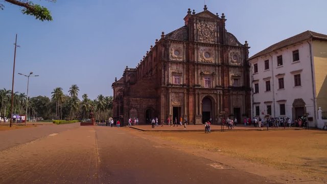 Church of St. Francis of Assisi old Goa Hyperlapse