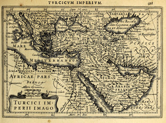 Fototapeta premium Old map