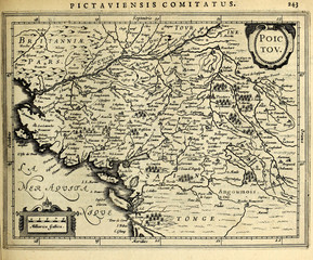 Fototapeta premium Stara mapa