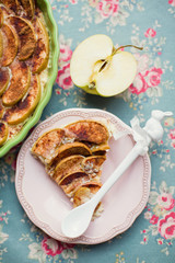 tasty homemade apple pie