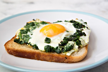 cooked Breakfast egg fried vegetables salad  healthy food