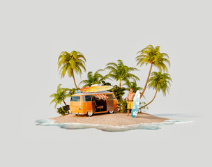 Travel and vacation concept
