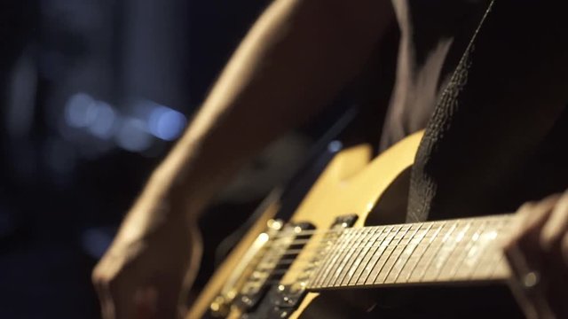 Plugging In Electic Guitar 4K
