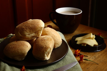 Pan de Sal or salted bread rolls