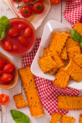 Tomato crackers.