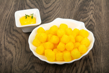 Cheese corn balls