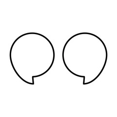 Speech window. Dialogue frame for comics